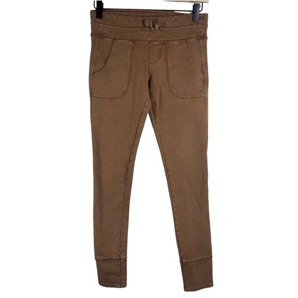 Aritzia TNA Cozy Fleece Sweatpants Joggers Lounge Pull On Tan Size XS - Picture 1 of 8